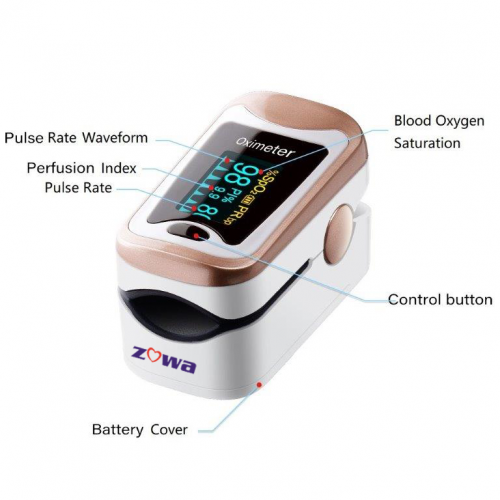 Zowa-bluetooth finger tip pulse oximeter-ZW-100BT-specification 2